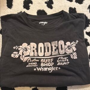 Wrangler Black Graphic T-Shirt for Men